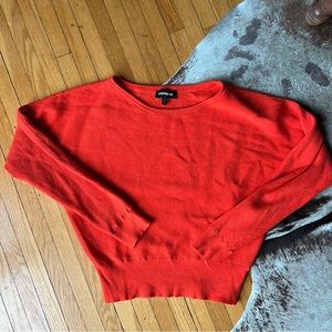 NWOT Orange batwing sweater